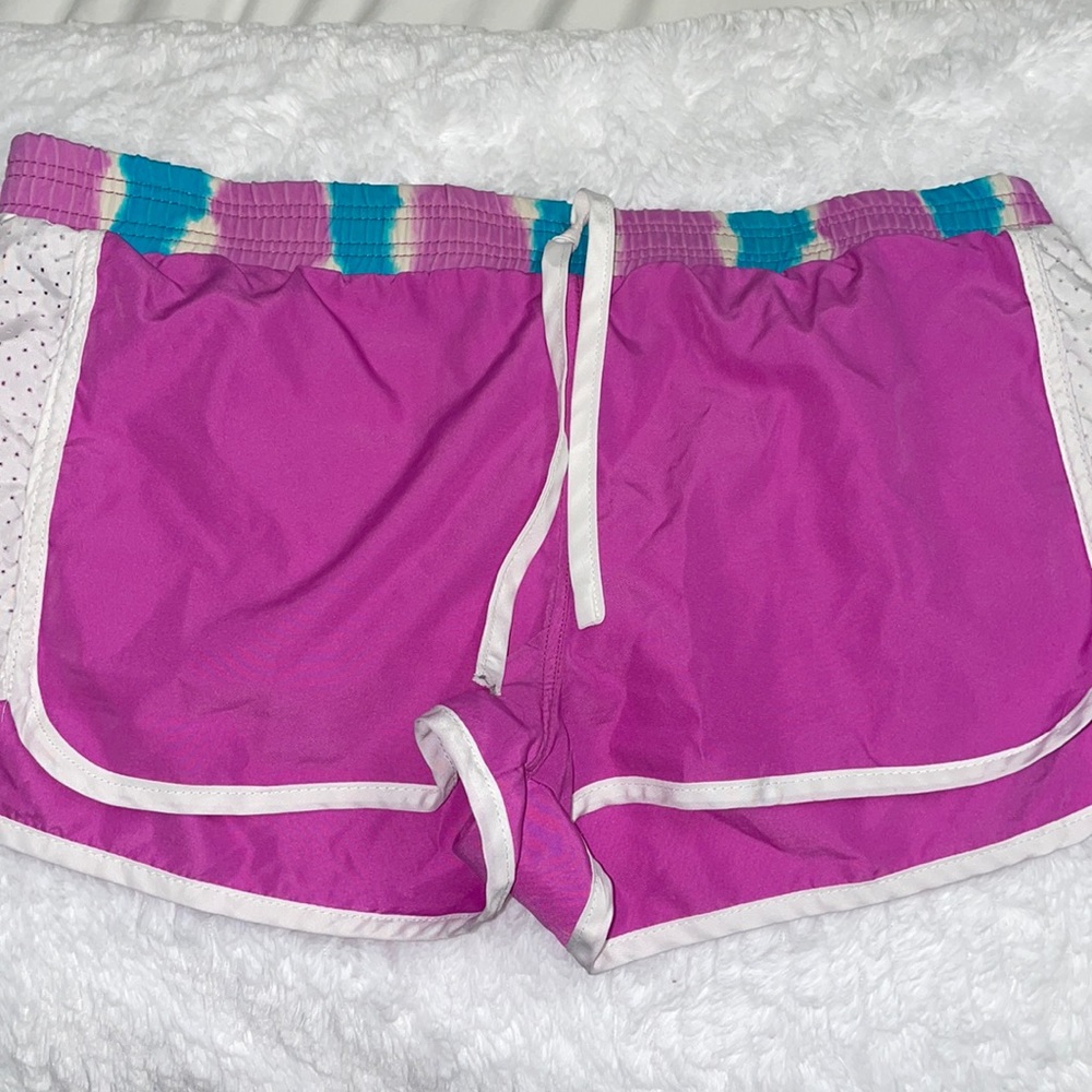 ZeroXPosur KIDS Dri-fit Athletic Shorts l, Purple, Size 12